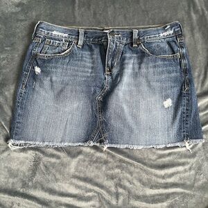 Old Navy Blue Denim Mini Skirt